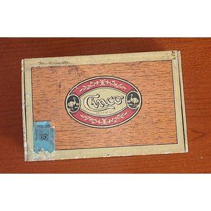 VINTAGE CINCO 5 cent Air Conditioned CIGAR BOX - Used - Empty